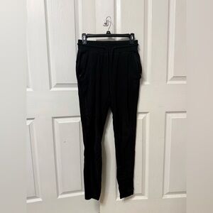 Alphalete Black Cotton Blend Pants